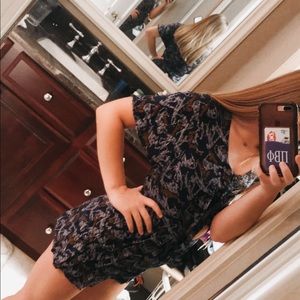 Cute patterned romper